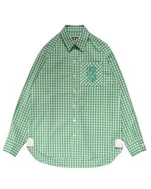 TSTS 【GINGHAM SHIRT / GREEN GINGHAM】