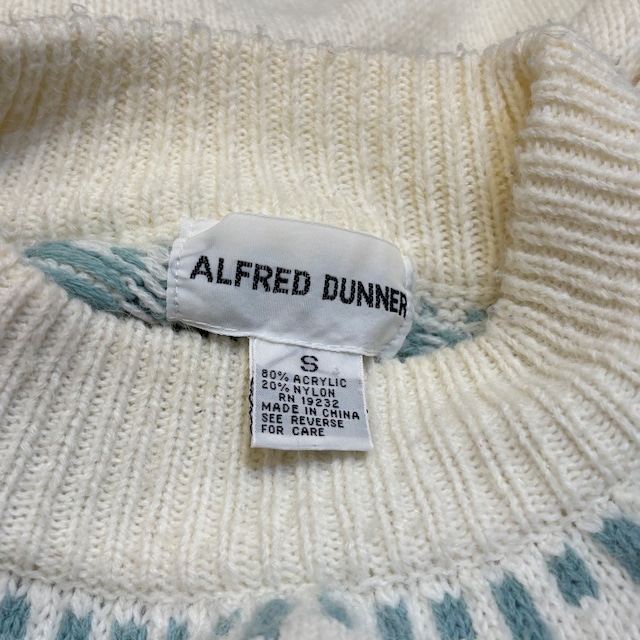 nordic pattern knit sweater