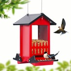 屋外用のリス防止鳥用給餌器 外用 金属製吊り下げ鳥用給餌器