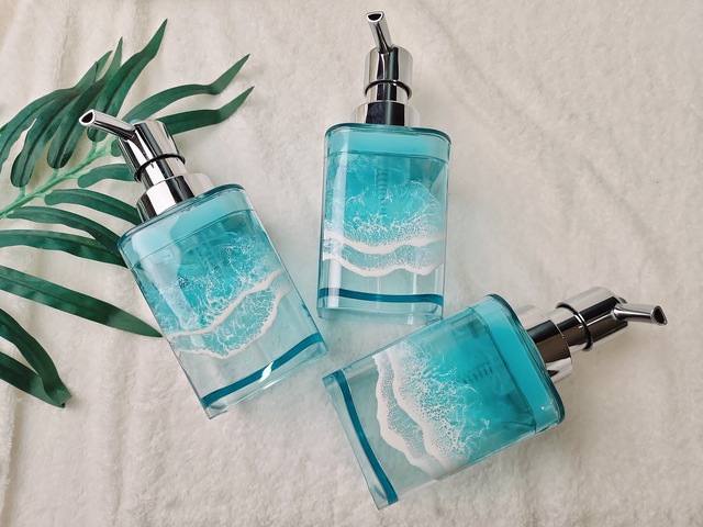 440.オーシャンレジンアート ソープディスペンサー泡タイプ