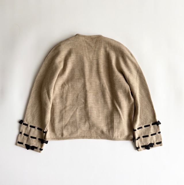 1996 VALENTINO GARAVANI RIBBON CARDIGAN