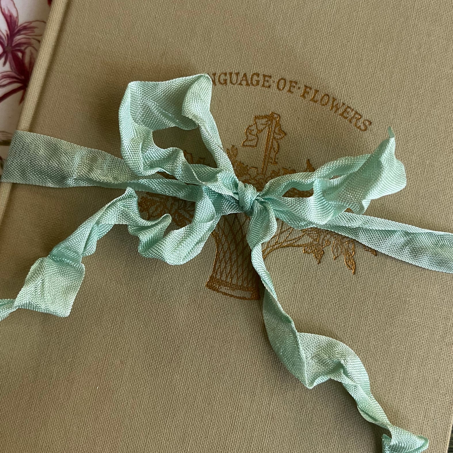 アンティーク風シワ加工リボン】《crinkle リボン》4.キャンディ