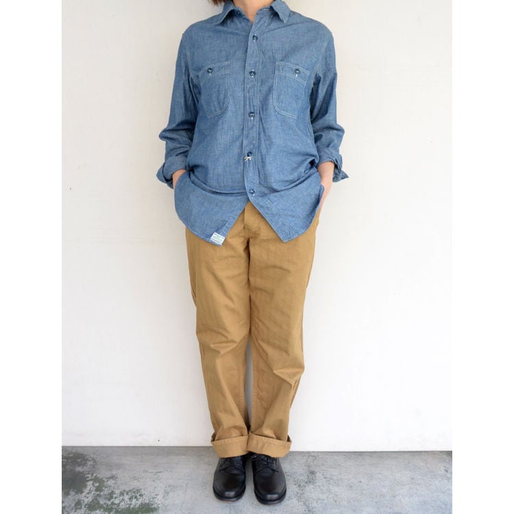 orSlow Chambray Work Shirts シャンブレーワークシャツ | Little by
