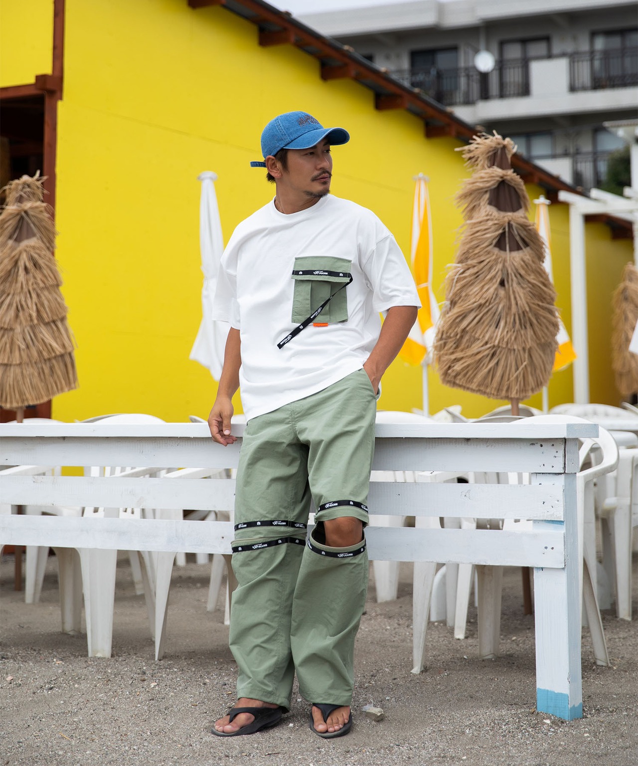 【#Re:room】2WAY WIDE PANTS［REP224］