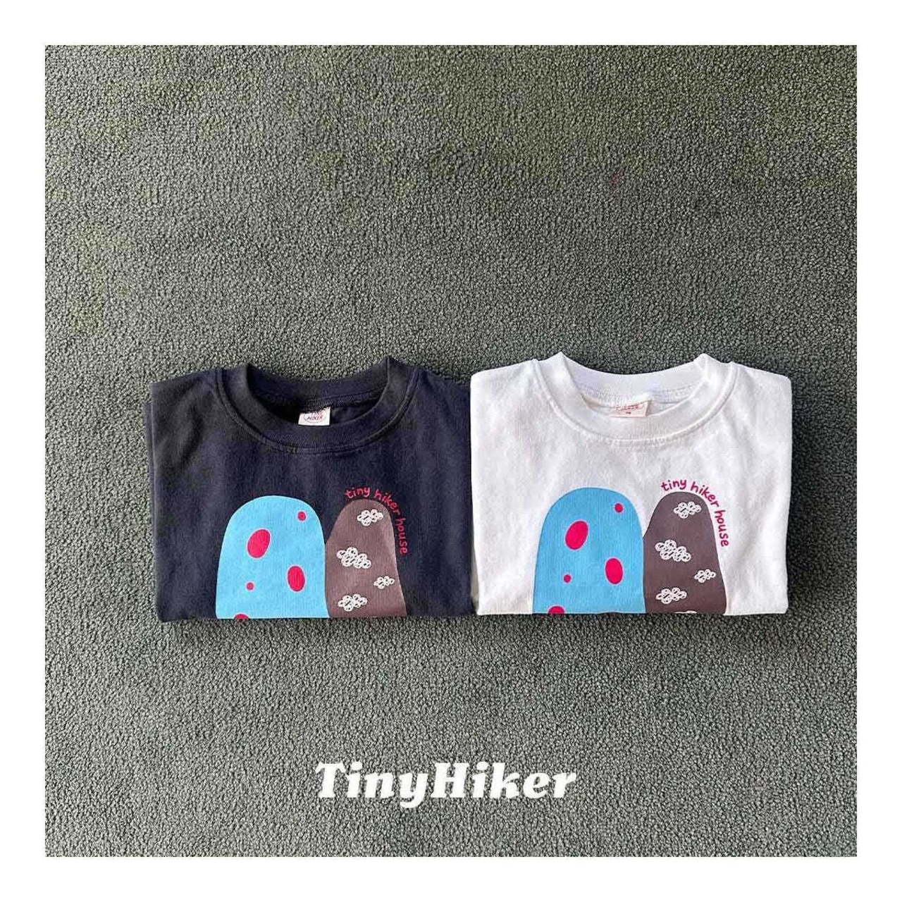 【取寄】Tiny Hiker マッシュルームTシャツ|冬服|韓国子供服