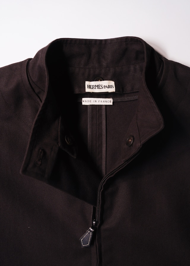 HERMÉS by Martin Margiela zip up cotton jacket