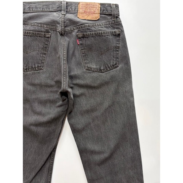 80〜90s Levi’s 501-0658 BLACK DENIM PANTS MADE IN USA  Size W31L32→W31L31