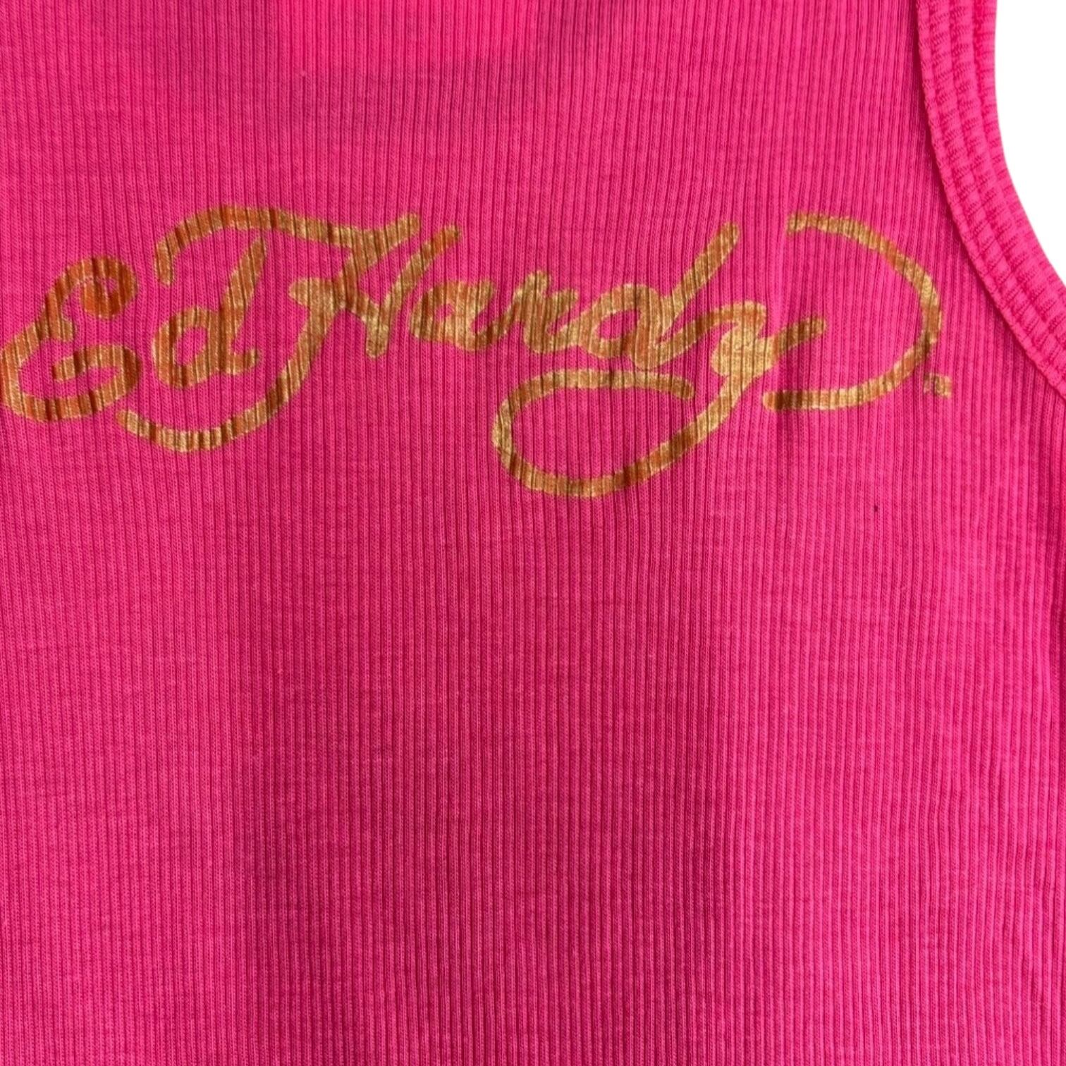 Ed Hardy” pink tank top | Neova