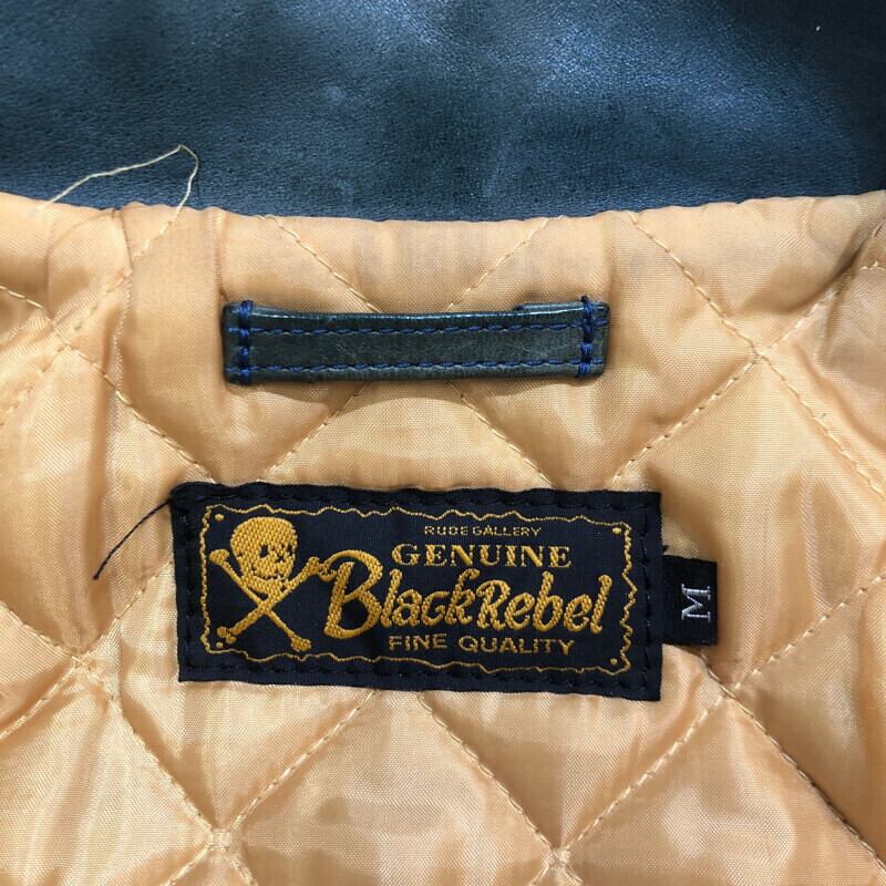 RUDE GALLERY BLACK LABEL ルードギャラリー ブラックレーベル ホースハイド ダブルライダース レザージャケット | 古着屋  万代 powered by BASE