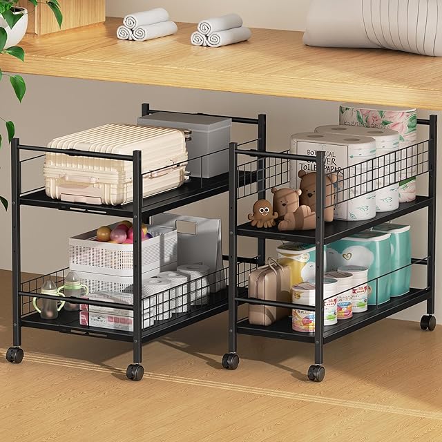 新品】 TKUIN 押入れ クローゼット 収納 ラック 【幅29～41.5cm伸縮