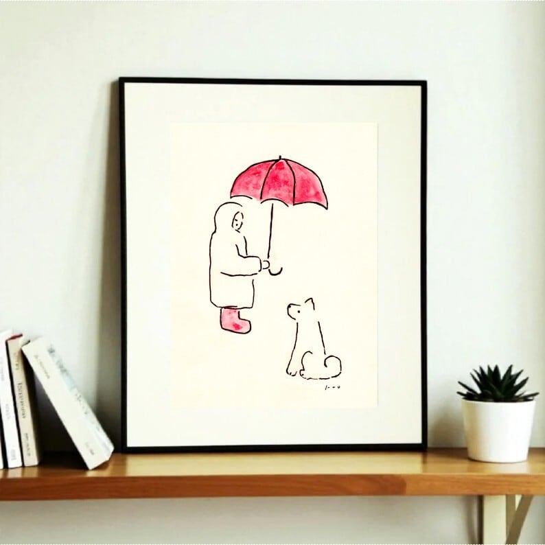 ハタノワタル 絵画 窓からの風景 B | PAY ID