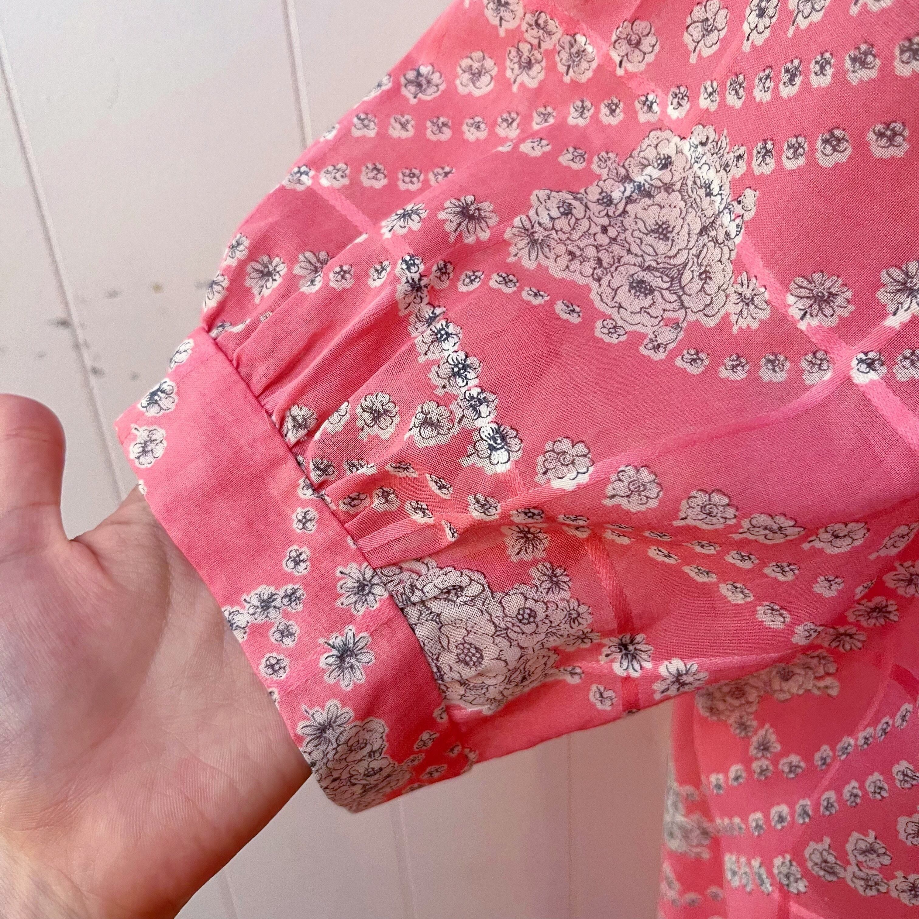 lace collar vivid pink one-piece