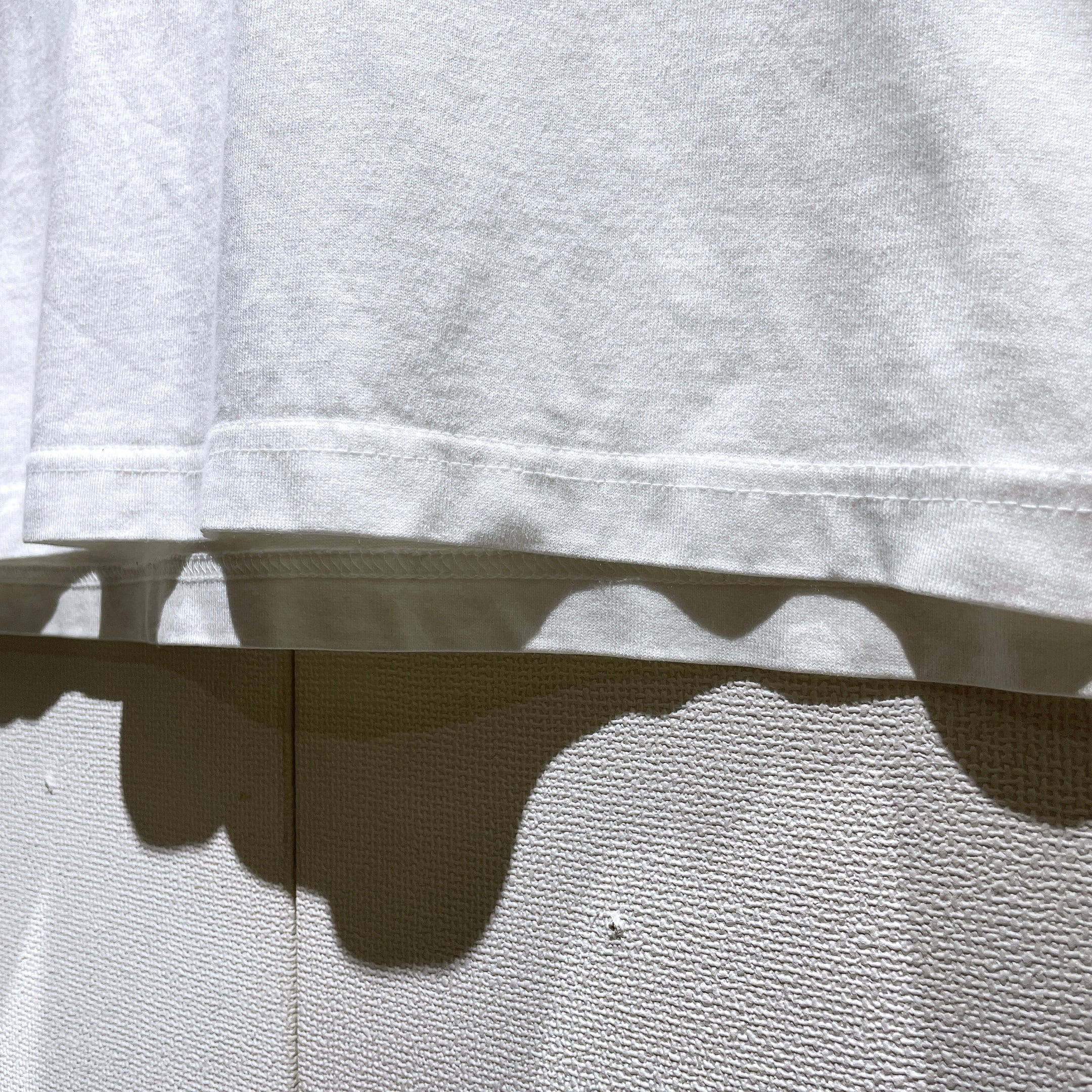 2000s ” Swagger ” ” skullgain ” printed White loose SS Tee