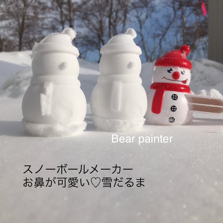 即日発送】可愛い 雪だるま型(大) スノーボールメーカー 雪玉製造機 ...
