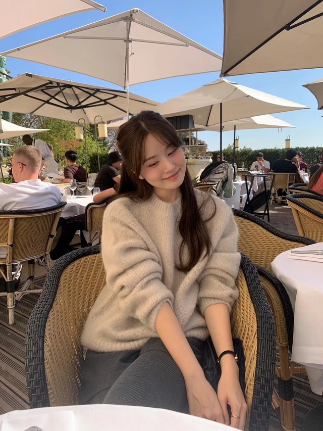 (予約) ounce / Wool alpaca mohair knit 3color