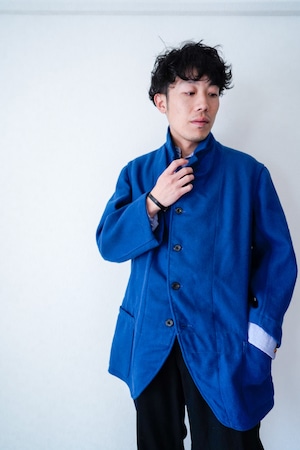 【1940s】"WW2, Hospital" Felt Blue Wool jacket, British Army/347