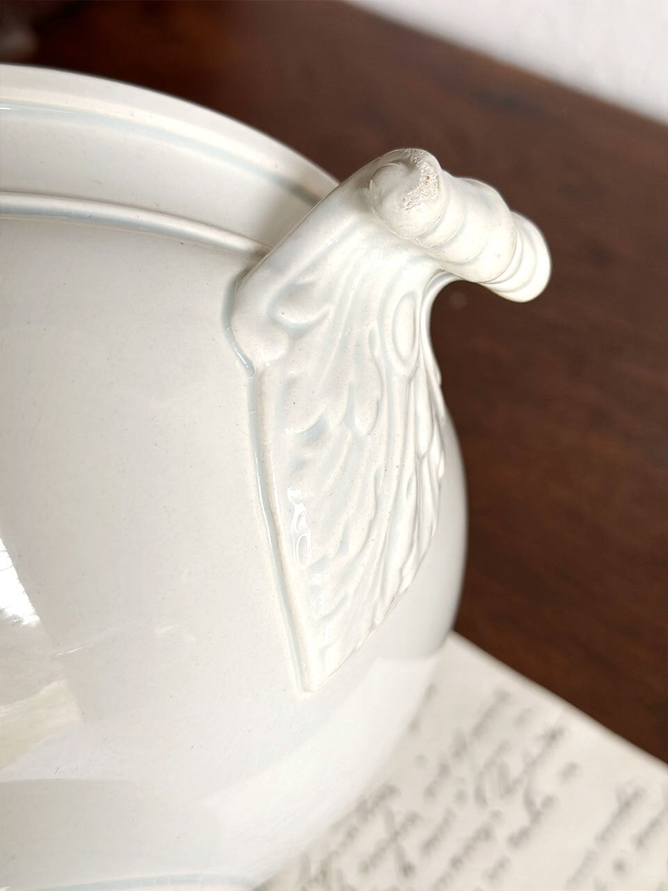 白色 スーピエール Creil et Montereau | Brocante de La Cocotte