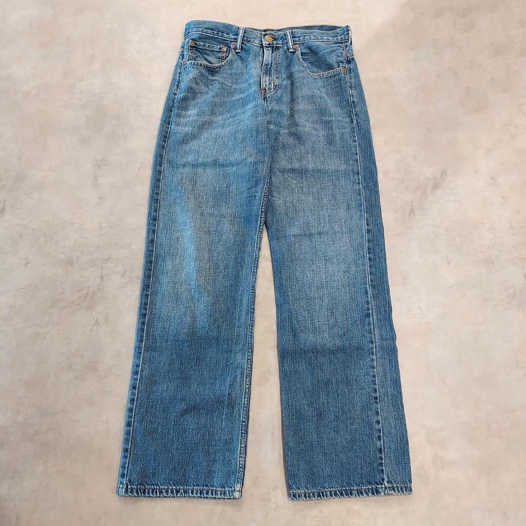 リーバイス569 Levis W32 ブルーデニム 青 古着 ボトム 18374
