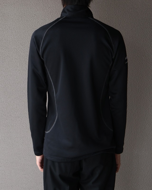 Sporty high neck zip blouson