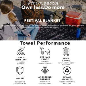 NOMADIX ノマディックス Festival Blanket フェスティバル ブランケット レジャーシート 大判 キャンプ 旅行 アウトドア 用品 キャンプ グッズ