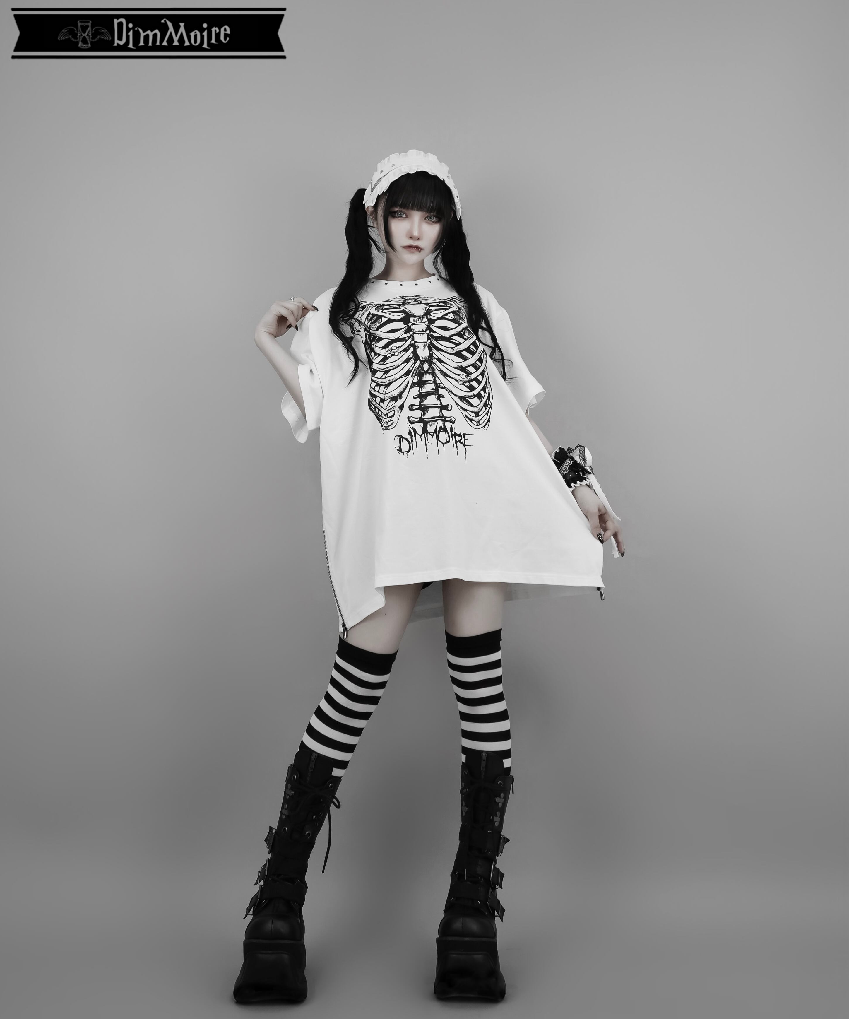 dim moire Piercing肋骨BIG T 6X8pC-m70735949473 ファッション 