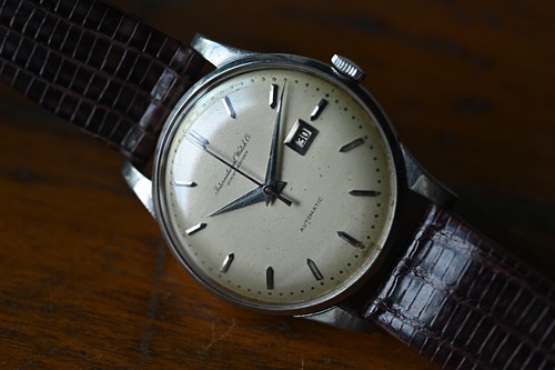 【腕時計】1962年製 IWC プラチナ "ジャパンケース" カレンダー Cal.8531