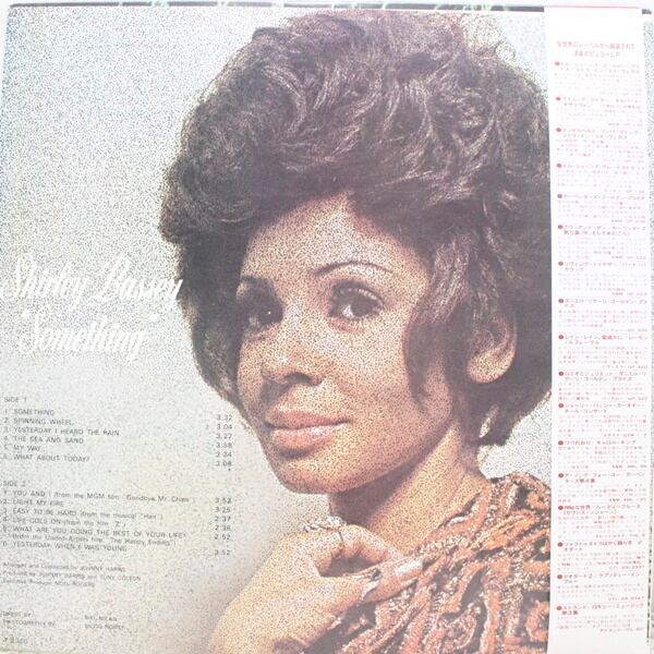 Shirley Bassey / Something  [SR 868] - 画像2