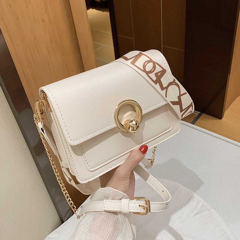 フレンチテクスチャー人気バッグ2020ニューウェーブファッションブロードバンドレディースクロスボディバッグサマーチェーンスモールスクエアバッグ Tiancai_Wing_Bag9363117