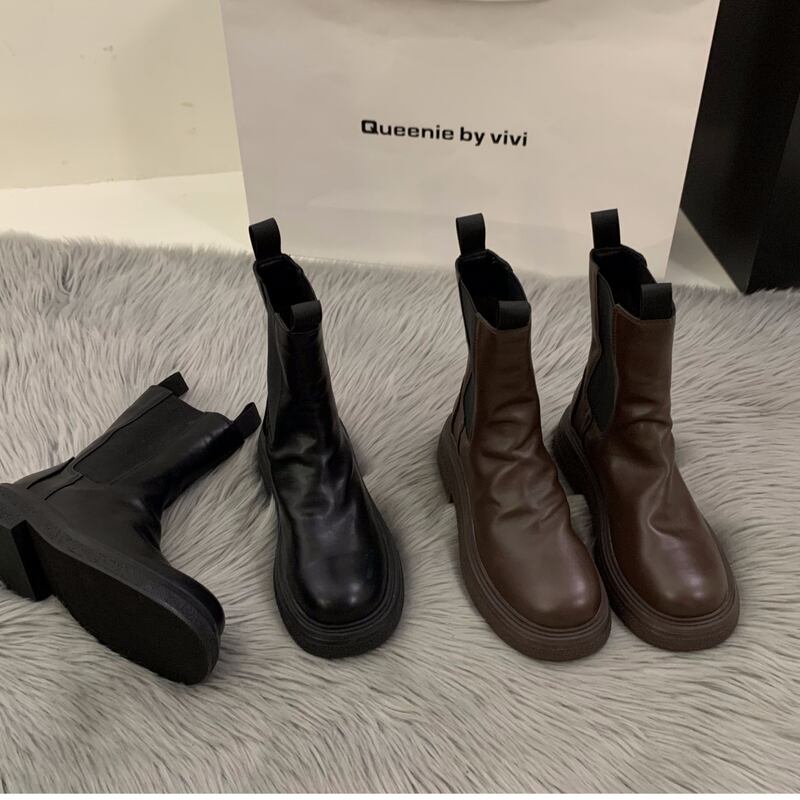 side gore short boots m0528