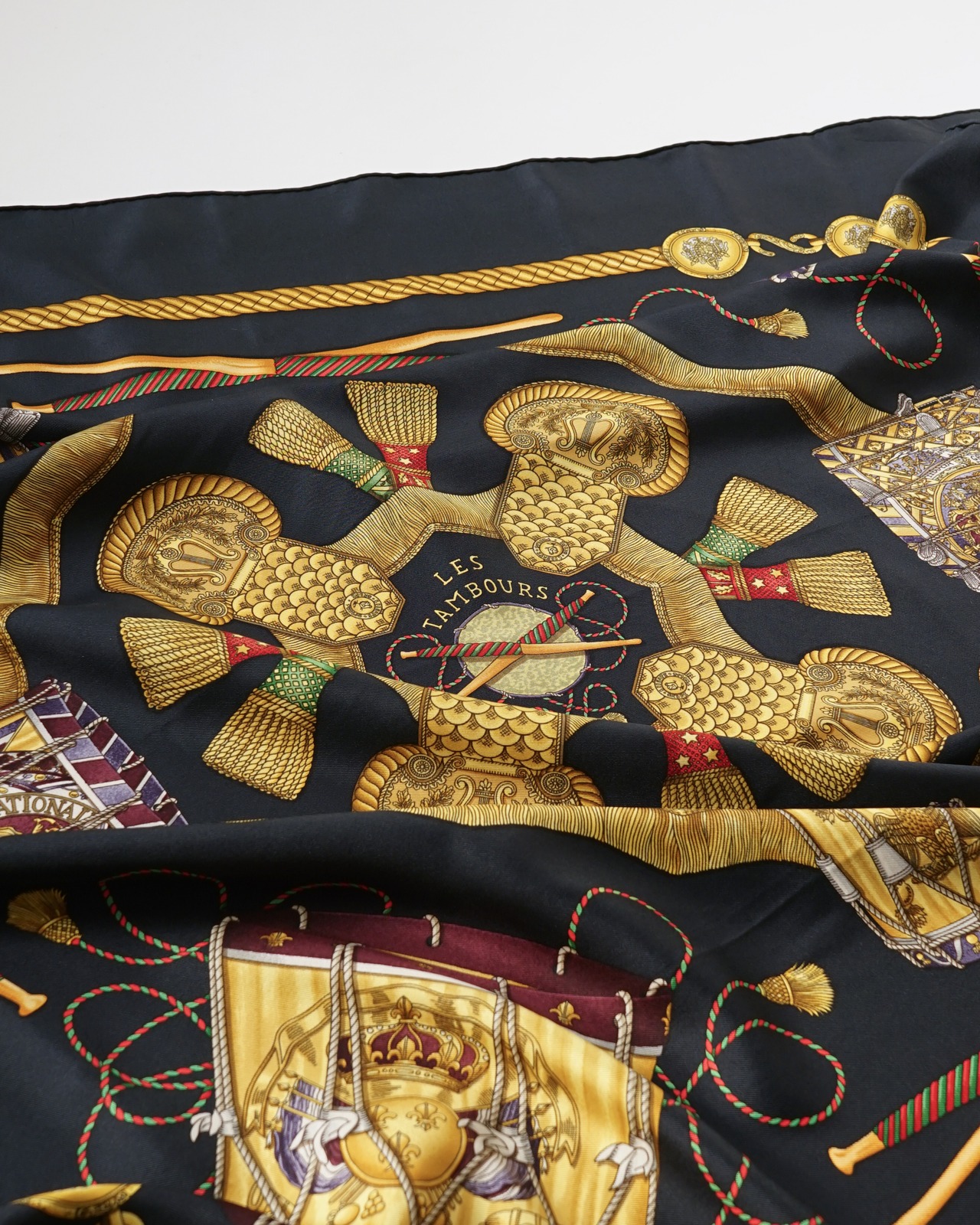 〈Hermès〉Carres 90 Scarf -Garde Nationale-