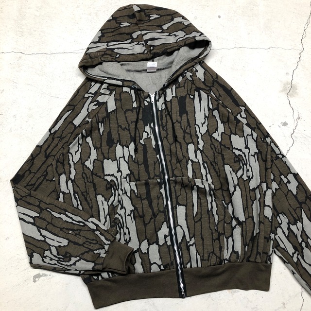 1990s F/Z CUT SEW PARKA TREBARK CAMO