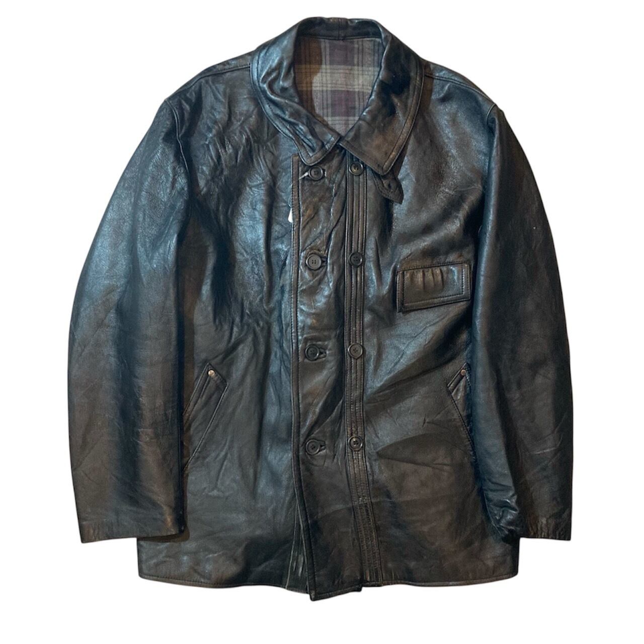 E504】70s Schott riders leather jacket double / 70年代 ショット