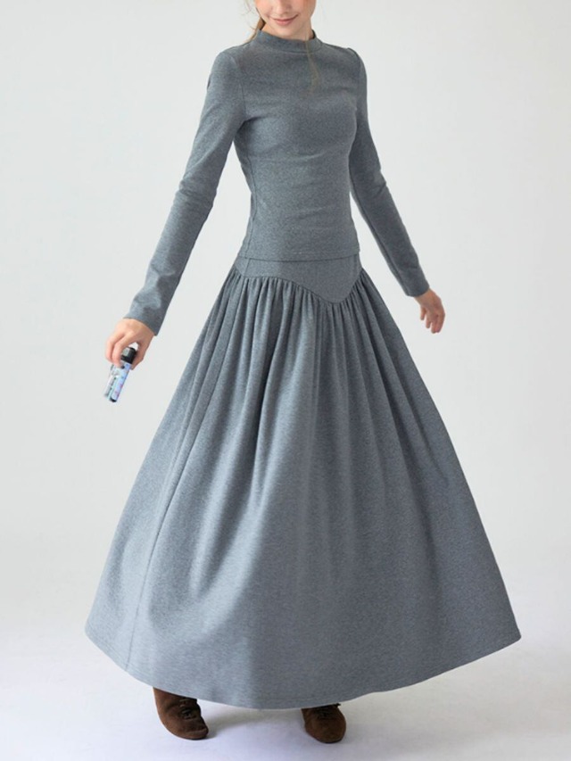 Seamless Knit Maxi Dress