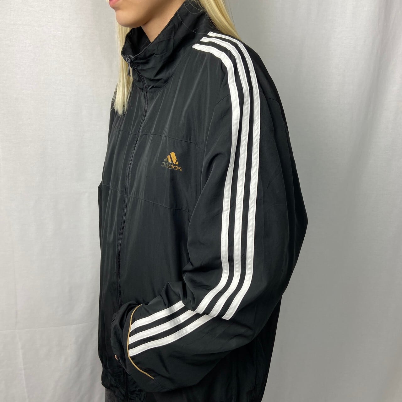 adidas アディダス ポリエステル トラックジャケット メンズXL 古着