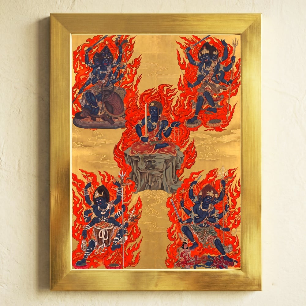 茶道具 乾山写 金彩 竹絵 水指 宮川香雲 共箱 茶会 京焼 棚 作家物
