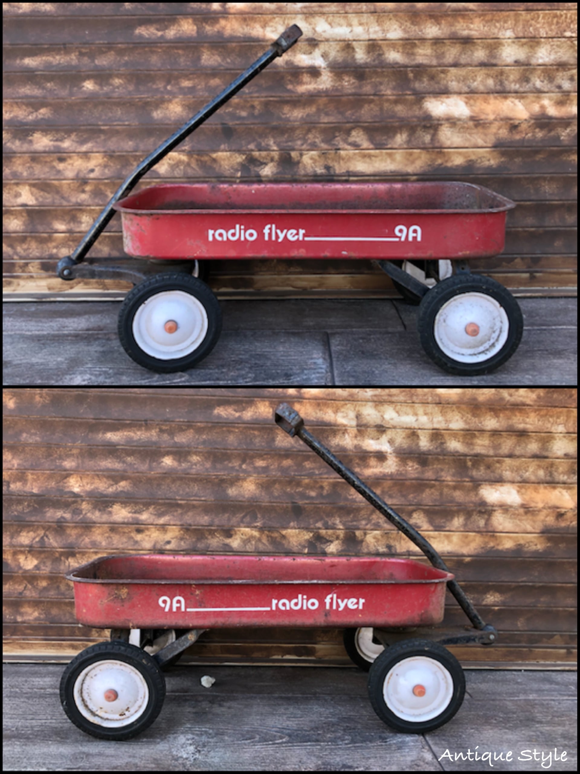 USA ヴィンテージ Radio Flyer ラジオフライヤー 旧ロゴ ガーデン