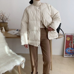 ノーカラーダウンジャケット　A0246