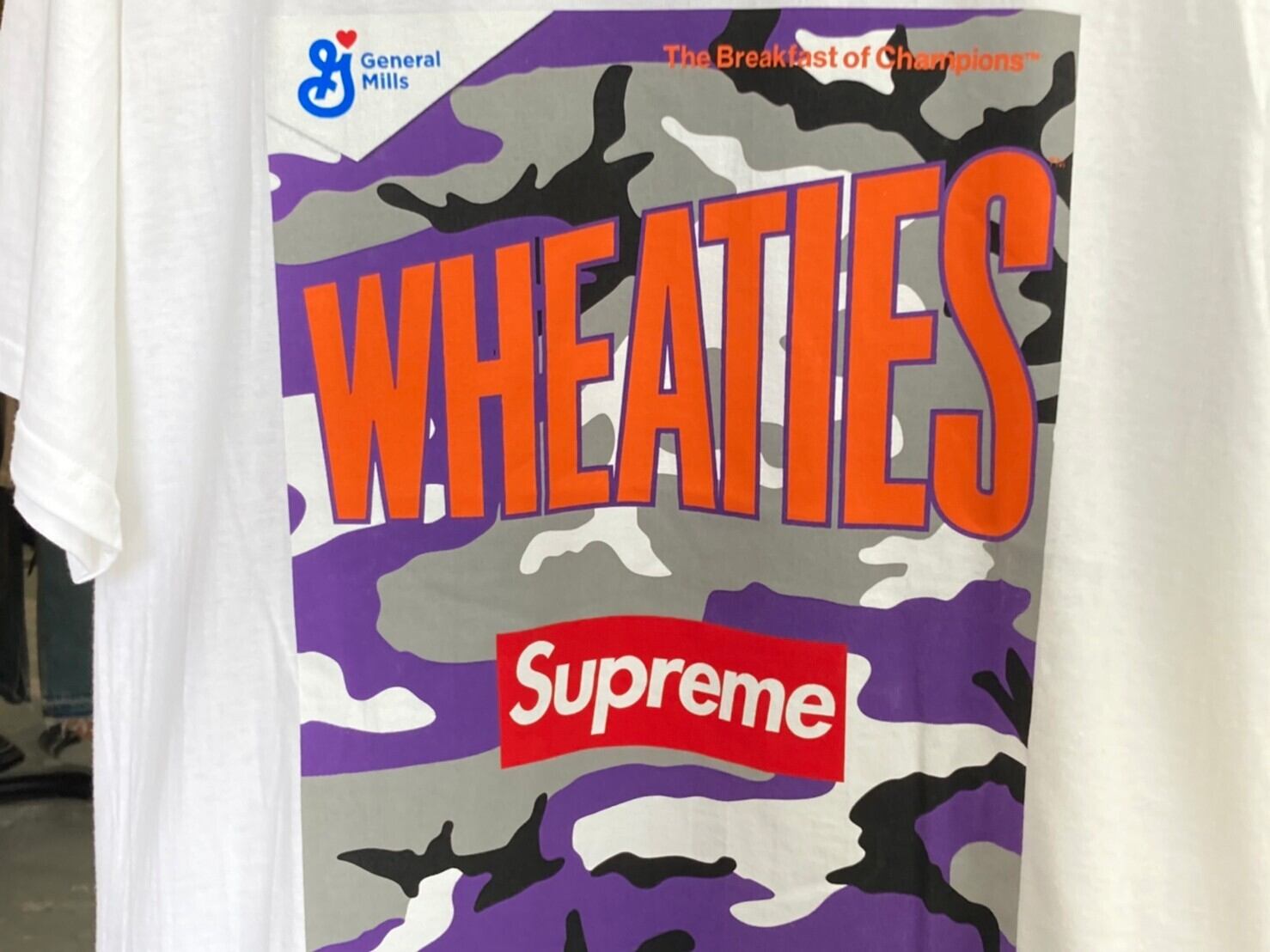 supreme Wheaties Tee White