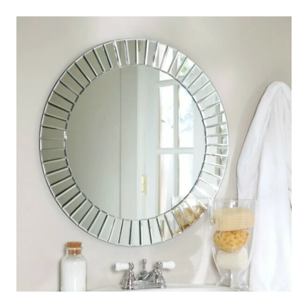 カッティングミラーリム ラウンドウォールミラー 直径70cm 鏡 壁掛け鏡 壁掛けミラー