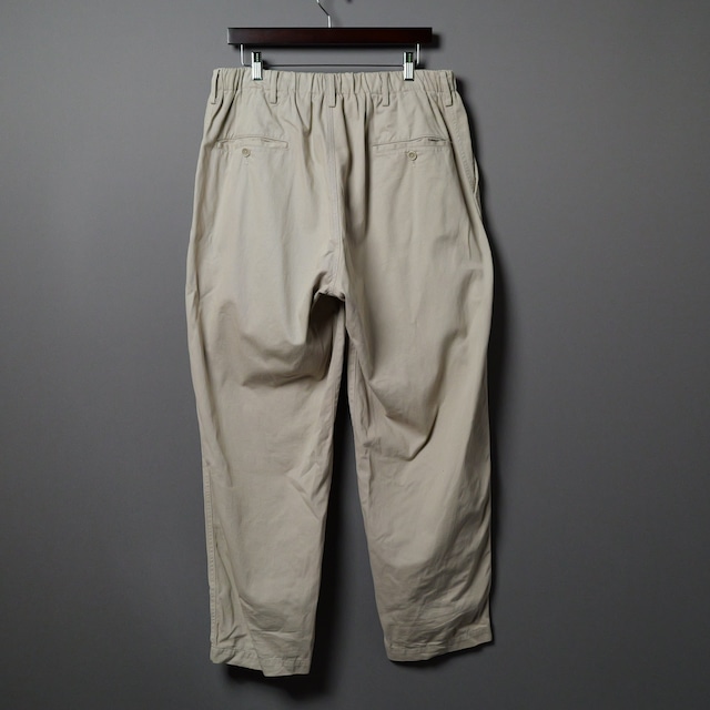 [yohji yamamoto pour homme]  cotton wide slacks