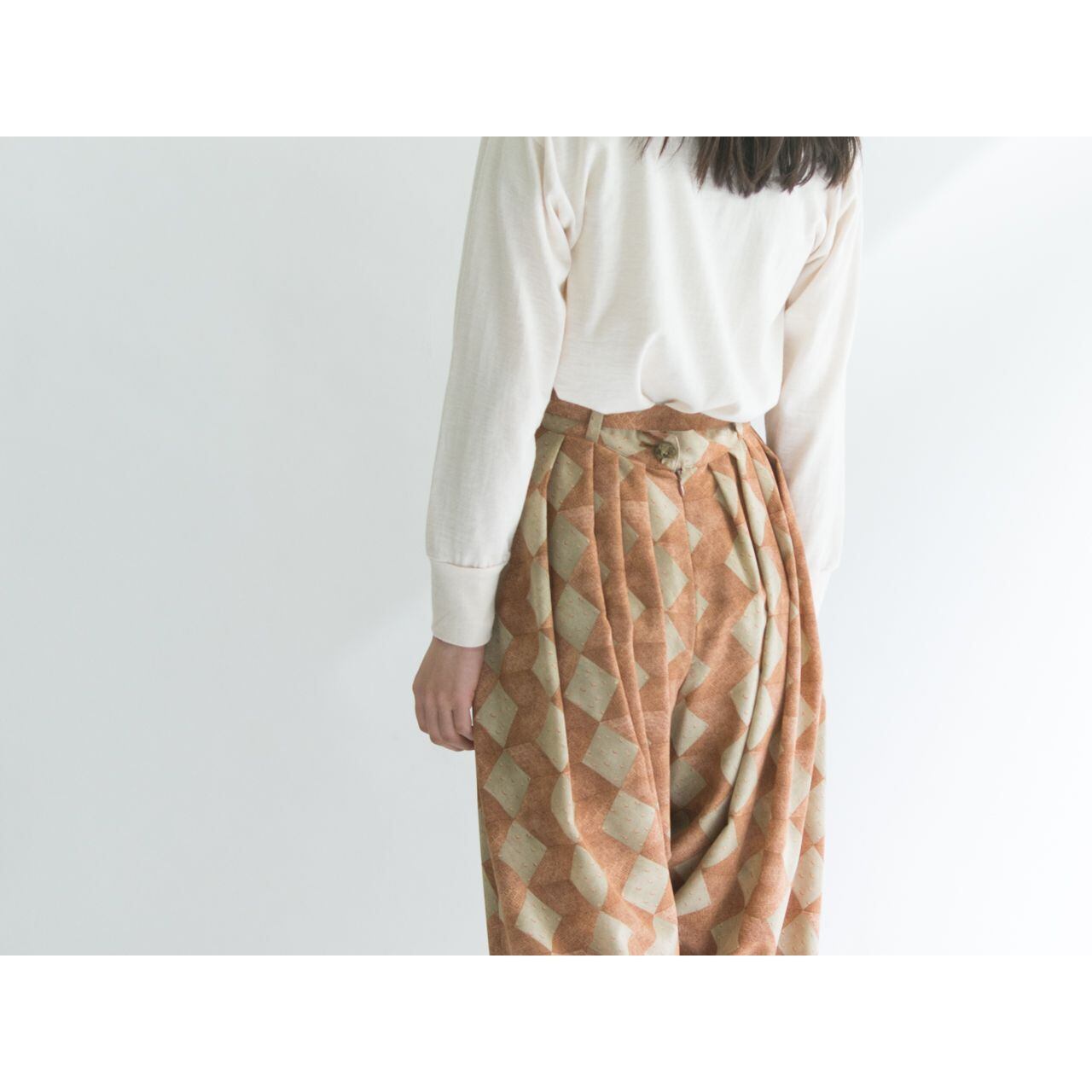 【Unknown brand】Belted sarouel pants（ベルテッドサルエルパンツ）4d