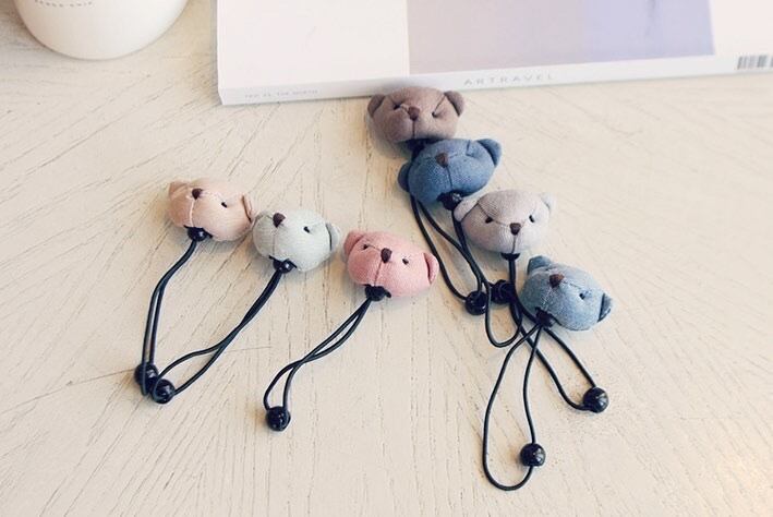 【即納】テディーベアベアヘアゴム(再入荷)