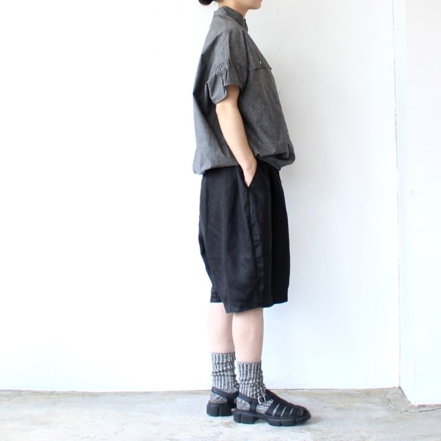 HARVESTY リネンイージーサーカスショーツ 40s-Linen Canvas Circus