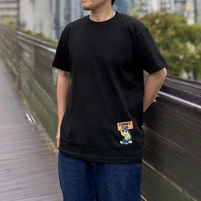 Signboard Turtleワンポイント亀Tシャツ
