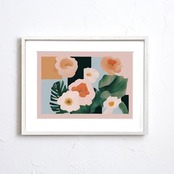 Halcyon｜安らぎと幸福感を描いたミニマルアートポスター｜北欧モダンインテリアに調和する癒しの一枚｜A4ポスター