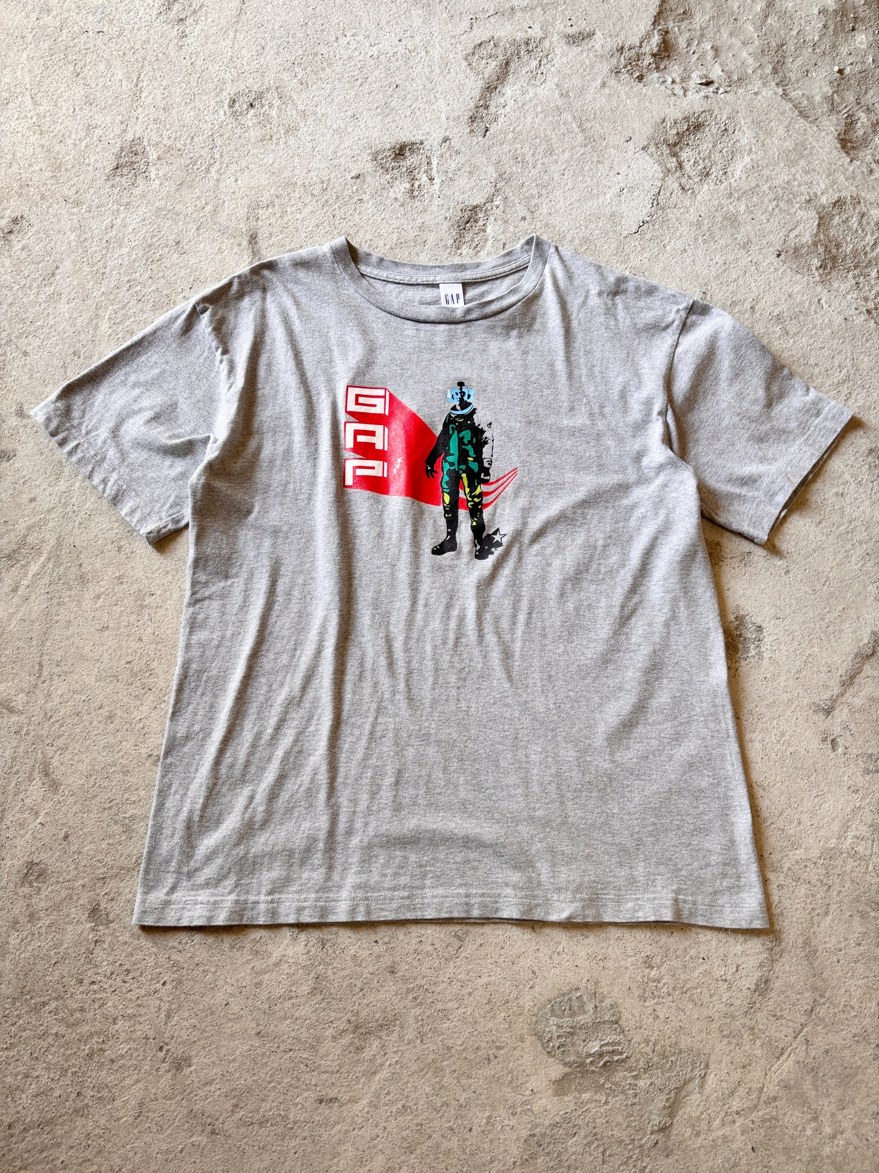 80～90s OLD STUSSY/BIG and MEATY Tee/USA製/黒タグ/S/dinosaur/恐竜