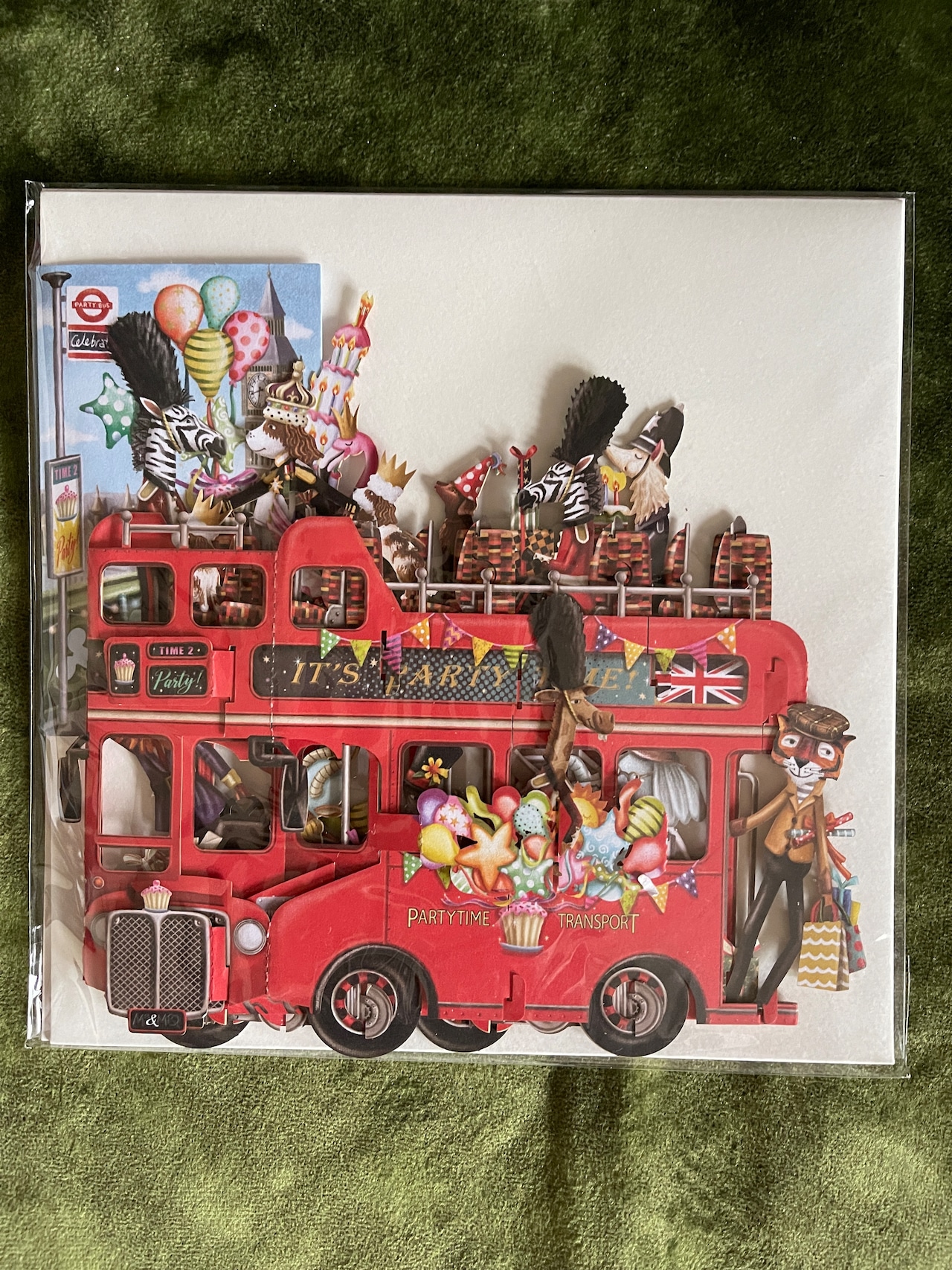 再入荷！『Me & McQ』「パーティーバス」3Dカード "The Party Bus"  3D Card イギリスよりの画像03