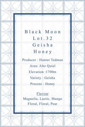 Black Moon Geisha Honey lot.32