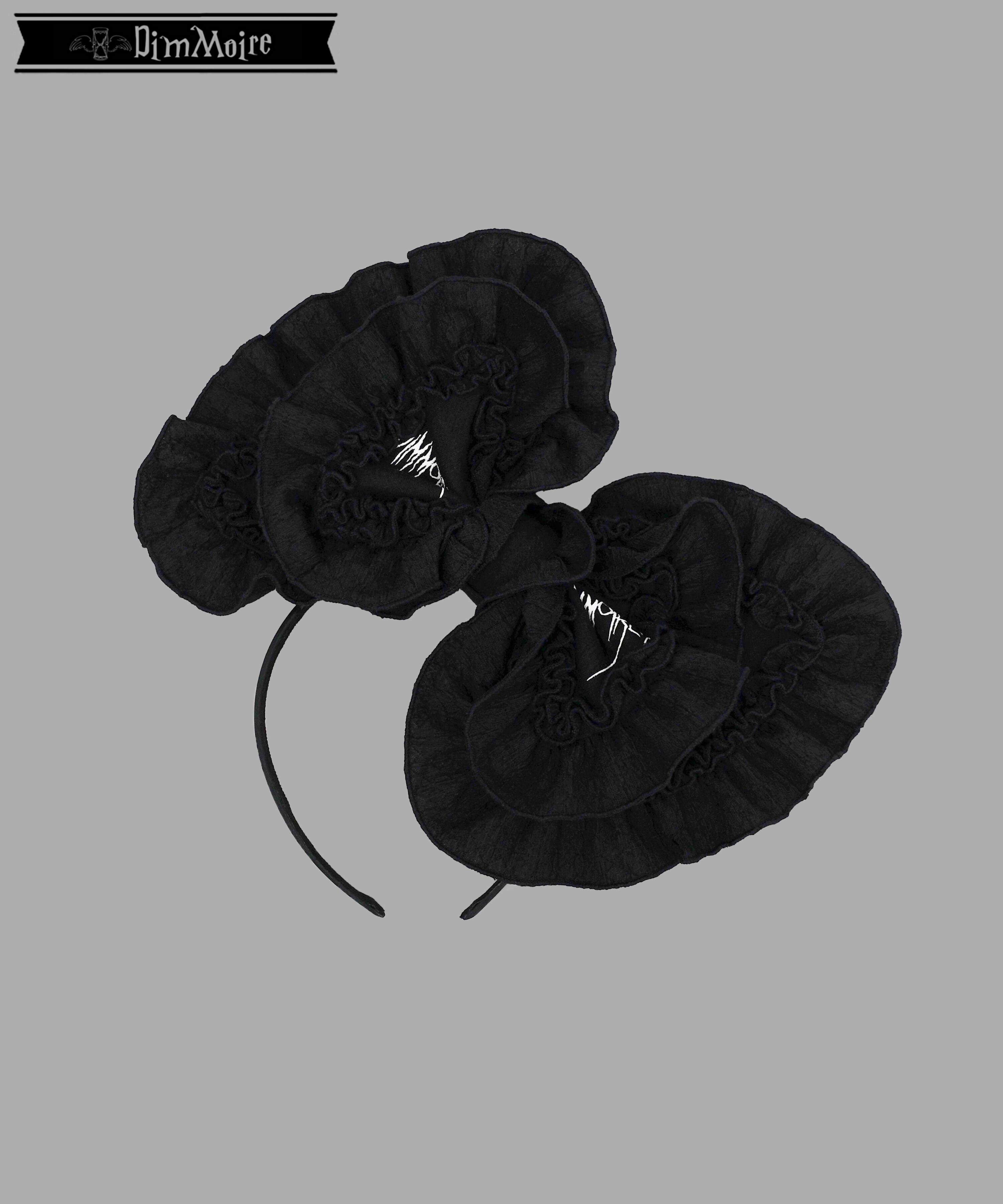 特大リボンカチューシャ【Black】 | DimMoire
