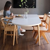 Half Oval Dining table